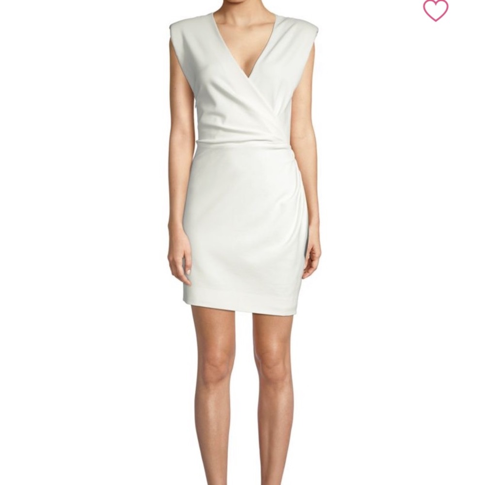 Ronny Kobo Sleeveless Ruched Sheath Dress